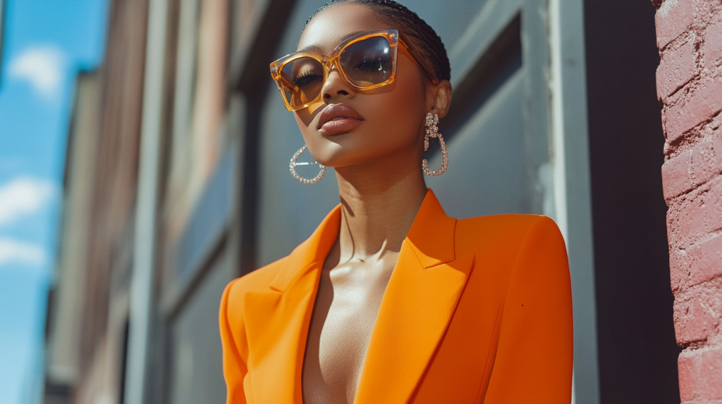 A stylish woman wearing affordable high-quality fashion.