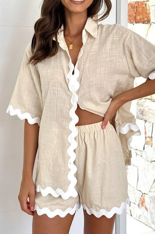 3 piece shorts set - KOKOTETE