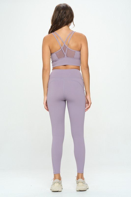 Activewear Set Top and Leggings - KOKOTETE