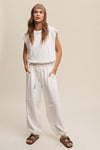 Athleisure French Terry Loose Jogger Jumpsuit - KOKOTETE