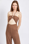 BANDEAU HALTER NECK JUMPSUIT - KOKOTETE
