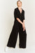 Basic Collar Shirt Wide leg Jumpsuit - KOKOTETE