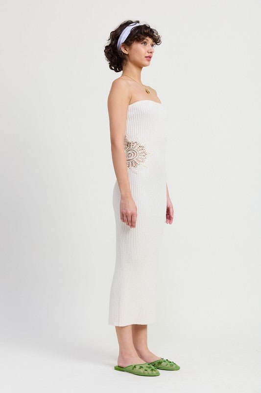 BODYCON TUBE MIDI DRESS - KOKOTETE