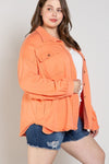 Button Front Closure Jacket - KOKOTETE