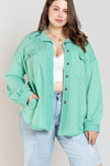Button Front Closure Jacket - KOKOTETE