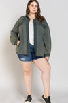 Button Front Closure Jacket - KOKOTETE
