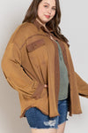 Button Front Closure Jacket - KOKOTETE