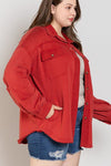 Button Front Closure Jacket - KOKOTETE