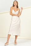 By Your Side Polka - Dot Top and Midi Skirt Set - KOKOTETE