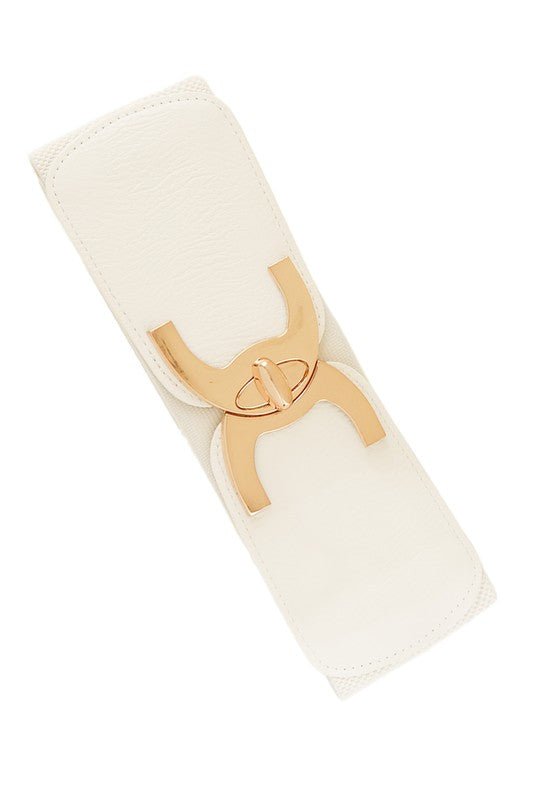 C Shaped Designer Buckle Elastic Belt - KOKOTETE