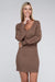 Cable Knit Sweater Dress - KOKOTETE