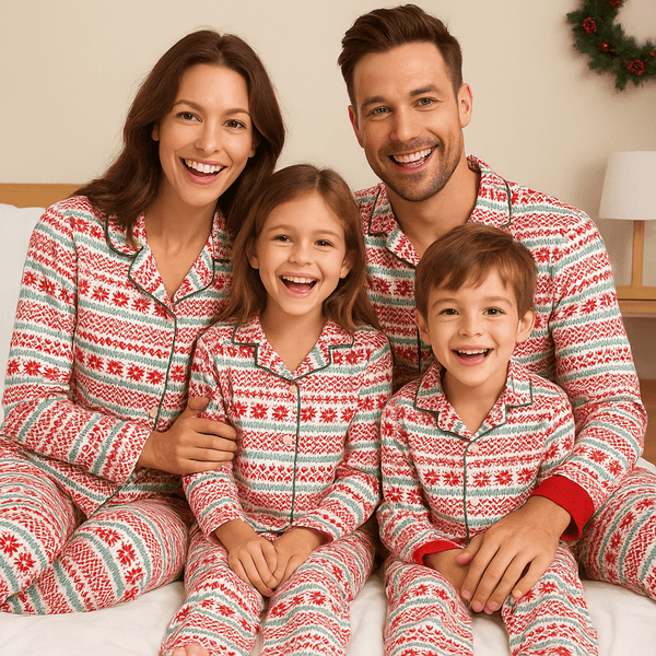 Christmas Shirt and Pants Pajama Set - KOKOTETE