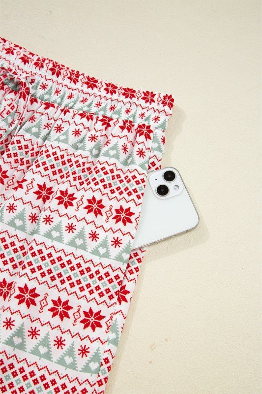 Christmas Shirt and Pants Pajama Set - KOKOTETE