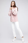 Corduroy Buttoned Down Jacket - KOKOTETE