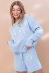 Cozy Soft Top with Shorts Set - KOKOTETE