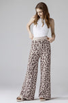 Cozy Warm Soft Leopard Fuzzy Lounge Pants - KOKOTETE