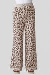 Cozy Warm Soft Leopard Fuzzy Lounge Pants - KOKOTETE