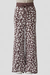 Cozy Warm Soft Leopard Fuzzy Lounge Pants - KOKOTETE