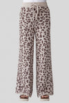 Cozy Warm Soft Leopard Fuzzy Lounge Pants - KOKOTETE