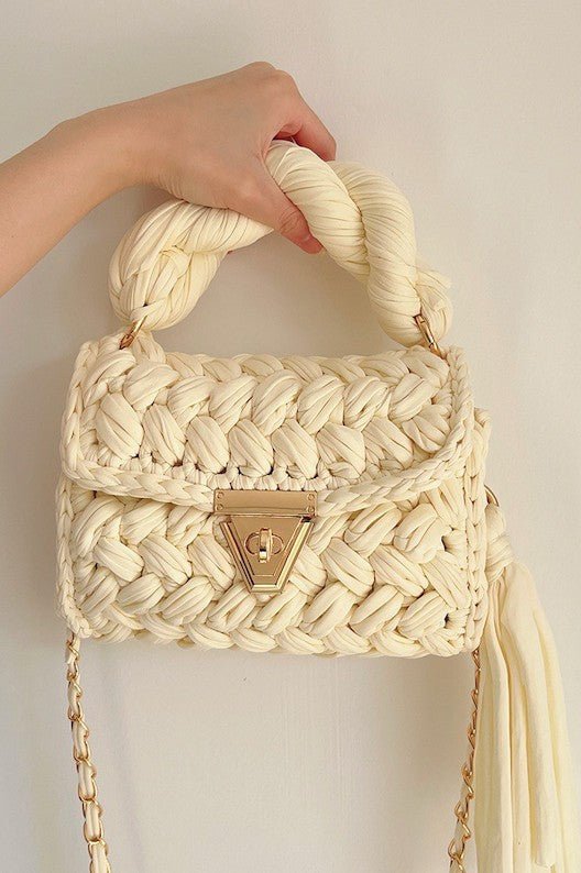 Crochet mini hand bag - KOKOTETE