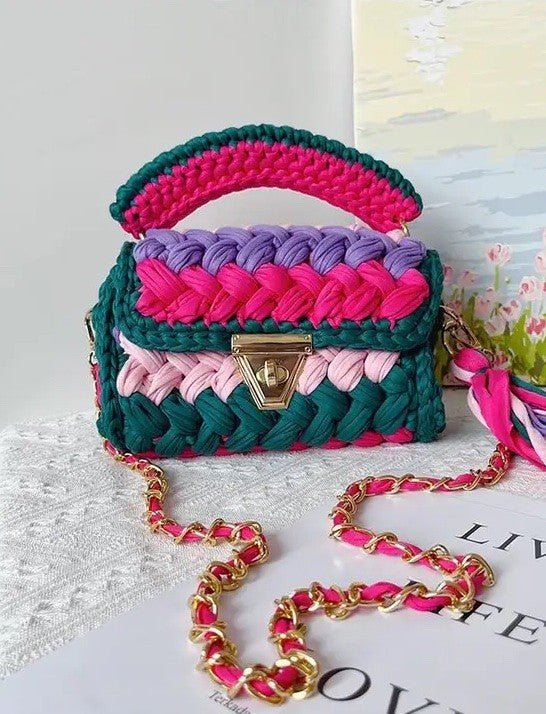 Crochet mini hand bag - KOKOTETE