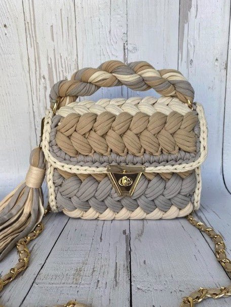 Crochet mini hand bag - KOKOTETE