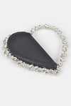 Crystal Handle Heart Shape Clutch - KOKOTETE