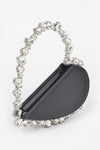 Crystal Handle Heart Shape Clutch - KOKOTETE