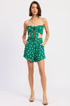 CUFFED HEM BELTED SHORTS - KOKOTETE