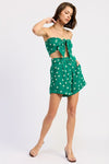 CUFFED HEM BELTED SHORTS - KOKOTETE