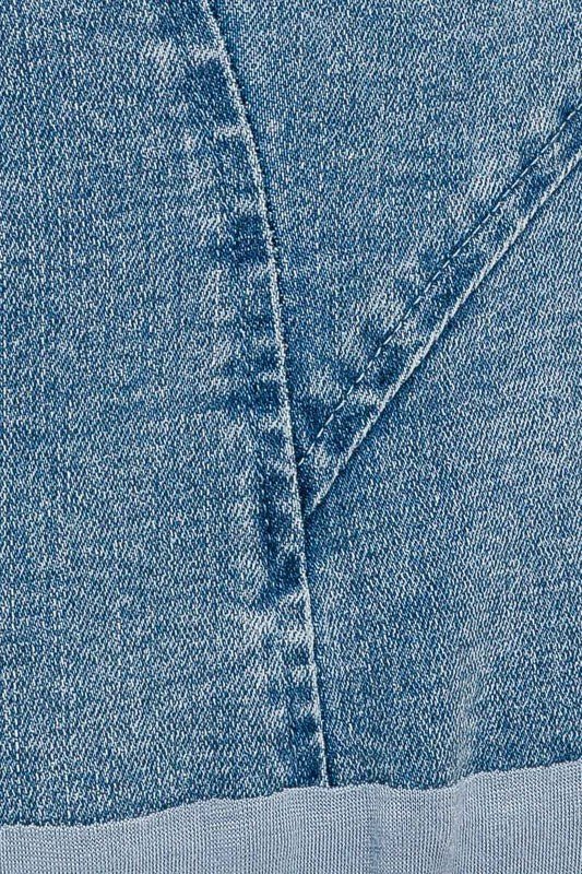 Denim Bustier Bodysuit - KOKOTETE