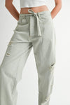 Distressed wide pants - KOKOTETE