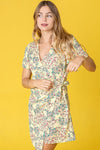 Ditsy Floral Wrap Dress - KOKOTETE