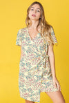 Ditsy Floral Wrap Dress - KOKOTETE