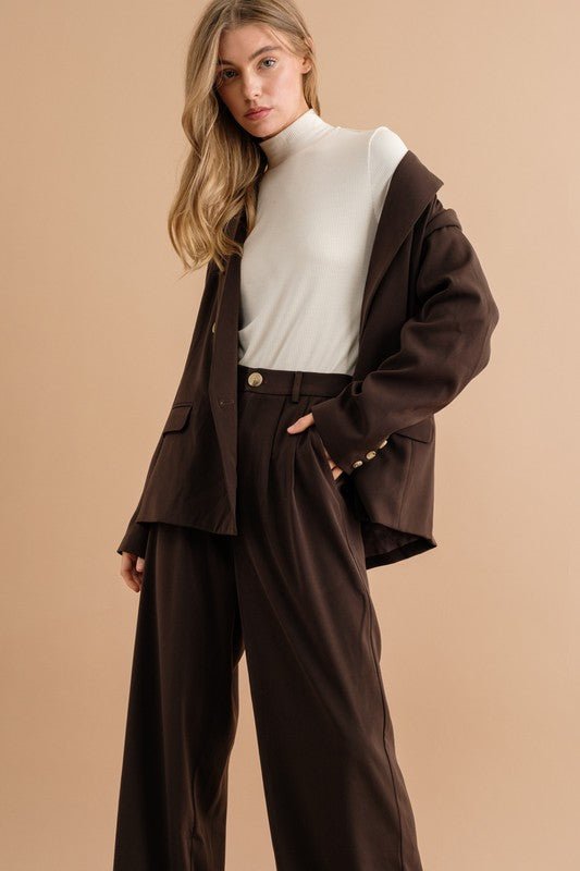 DOUBLE BUTTON BLAZER JACKET - KOKOTETE