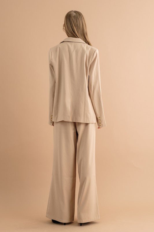 DOUBLE BUTTON BLAZER JACKET - KOKOTETE