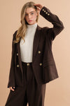 DOUBLE BUTTON BLAZER JACKET - KOKOTETE