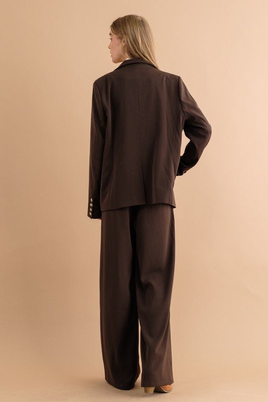 DOUBLE BUTTON BLAZER JACKET - KOKOTETE