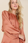 Dressed up satin two - piece mermaid dress set - KOKOTETE