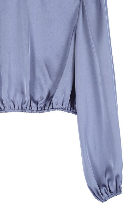 Dressed up satin two - piece mermaid dress set - KOKOTETE