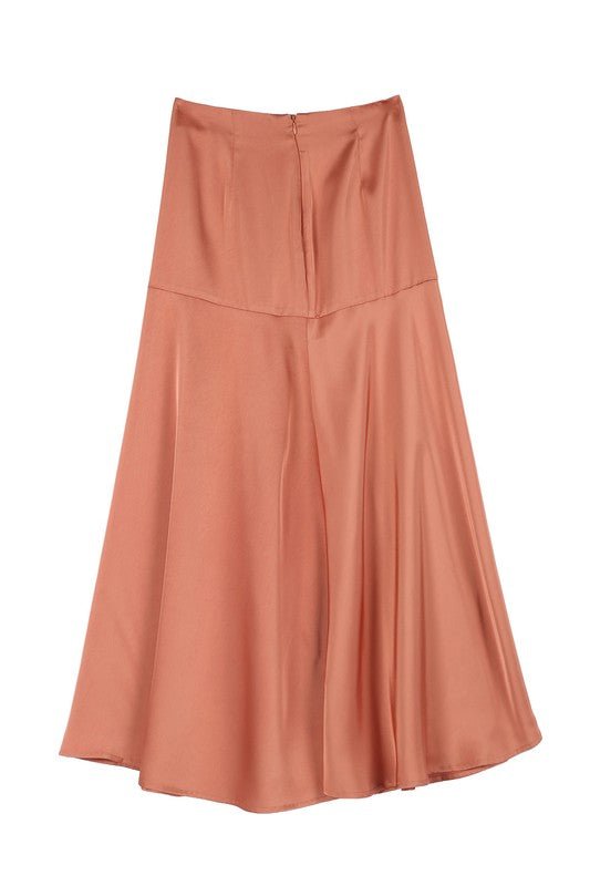 Dressed up satin two - piece mermaid dress set - KOKOTETE