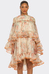 Enchanted Garden Ruffle Dress - KOKOTETE