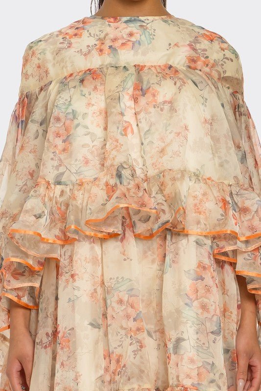 Enchanted Garden Ruffle Dress - KOKOTETE