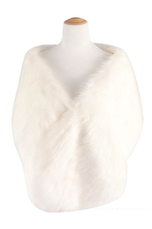 Faux Fur Winter Shawl Scarf - KOKOTETE