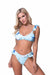 FLORAL RUFFLED BIKINI SET - KOKOTETE