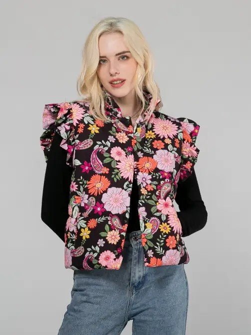 Floral vest top - KOKOTETE