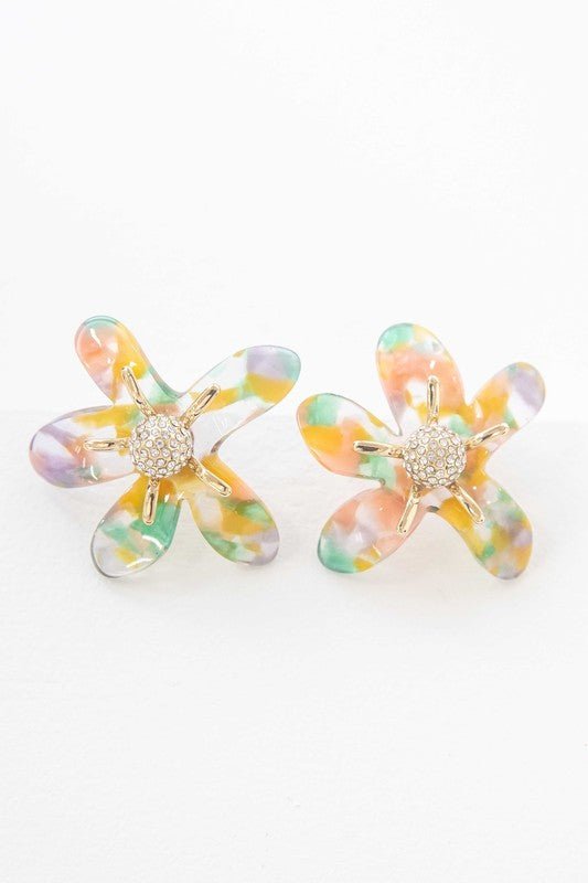 Flower Power Post Earrings - KOKOTETE