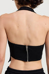 FRENCH TERRY HALTER TOP - KOKOTETE