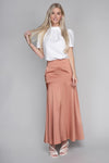 Frill Trim Neck Blouse - KOKOTETE