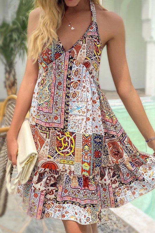 Halter Summer Dress - KOKOTETE